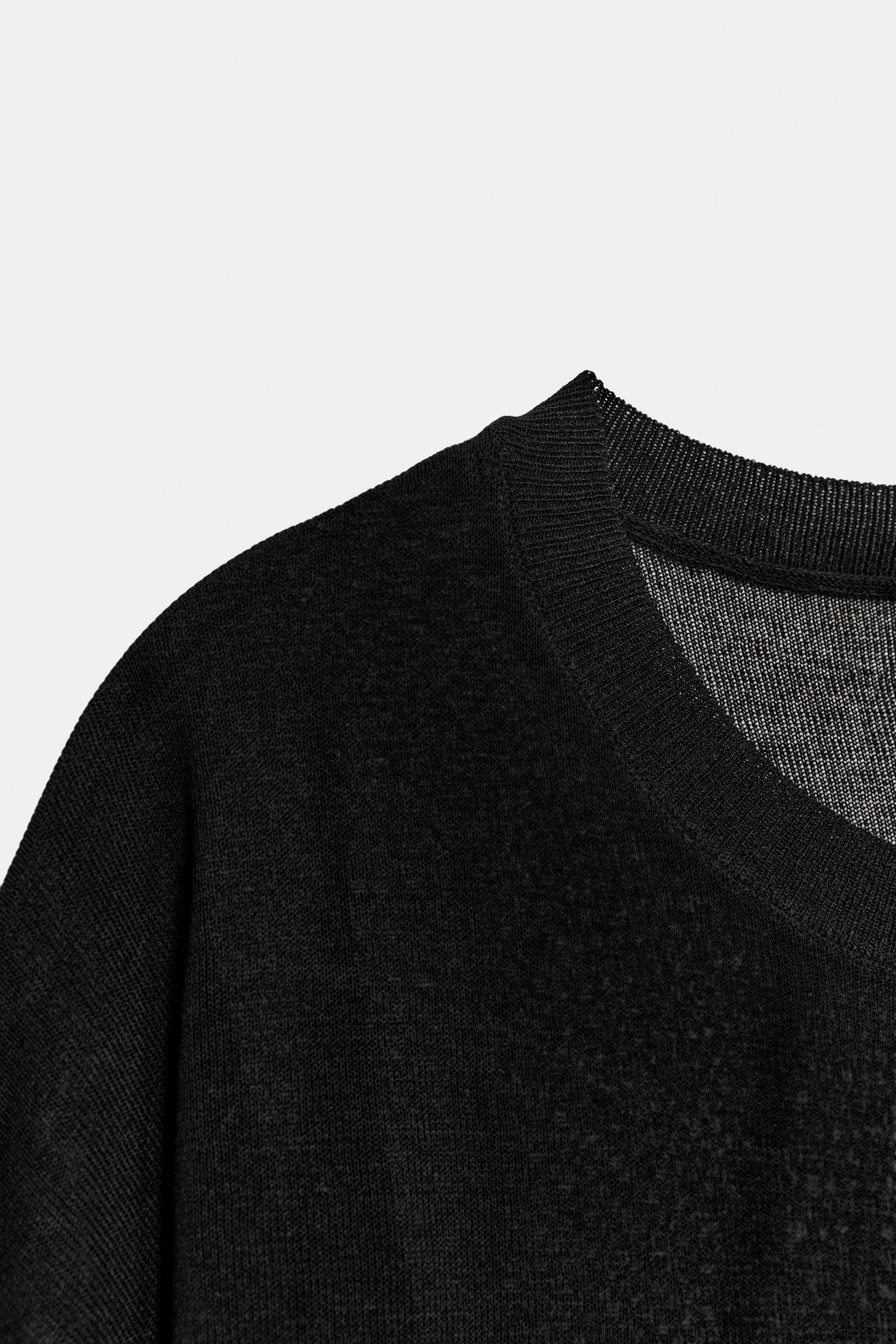 FINE KNIT SHORT SLEEVE TOP